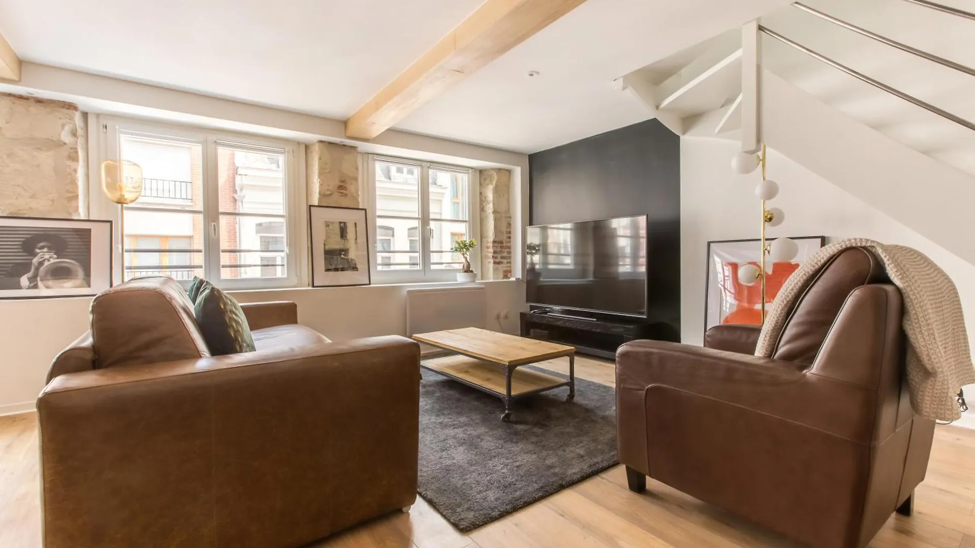 Duplex D'Exception Avec Patio Prive - Hyper Centre Apartment Lille